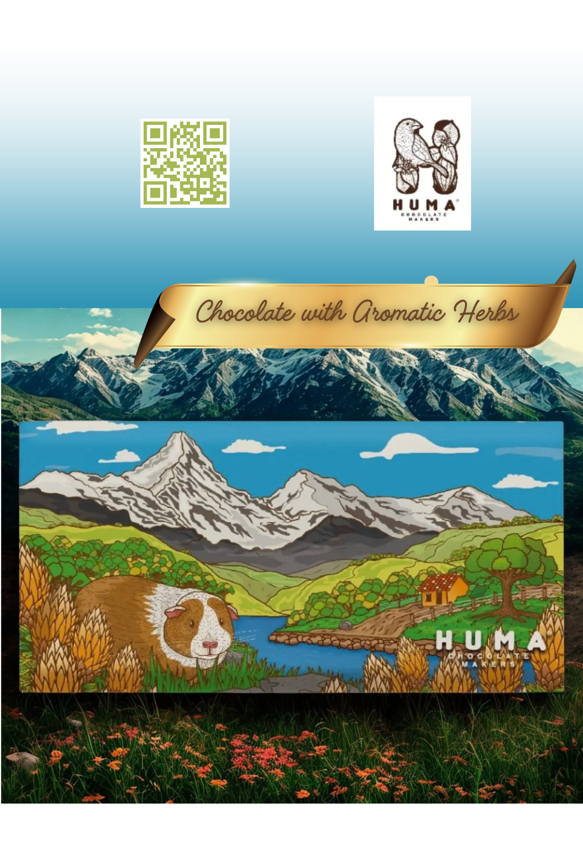 Huma Origins Chocolate with Aromatic Herb