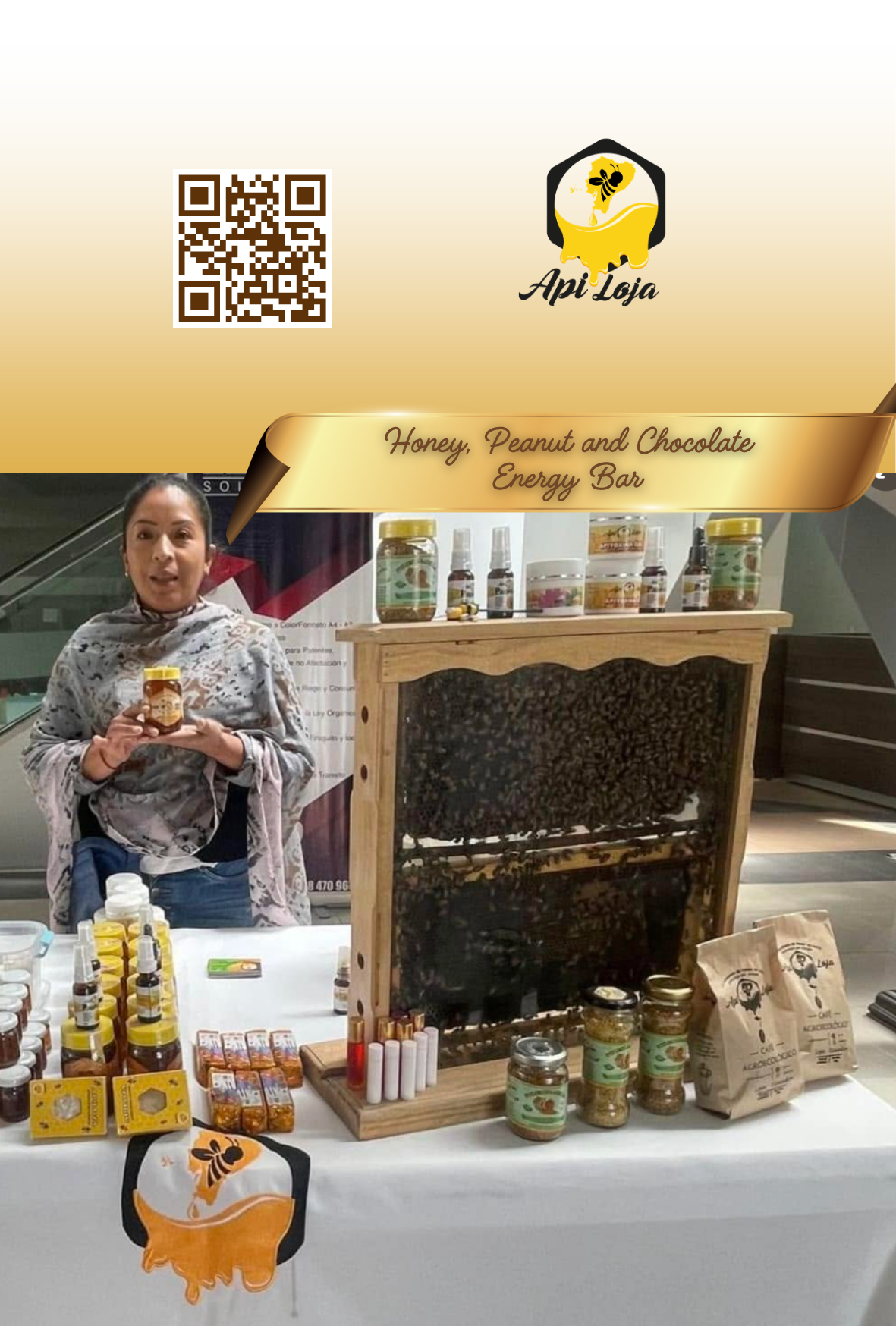 Api Loja Honey Cacao Energy Bar