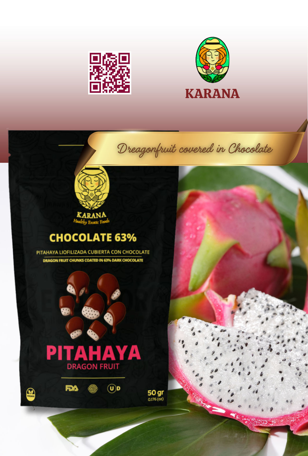 Chocolate Covered Pitahaya
