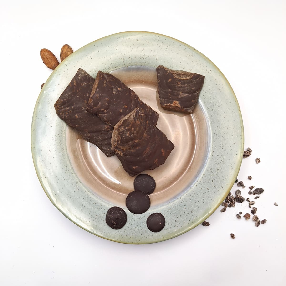 Bloomed cacao liquor