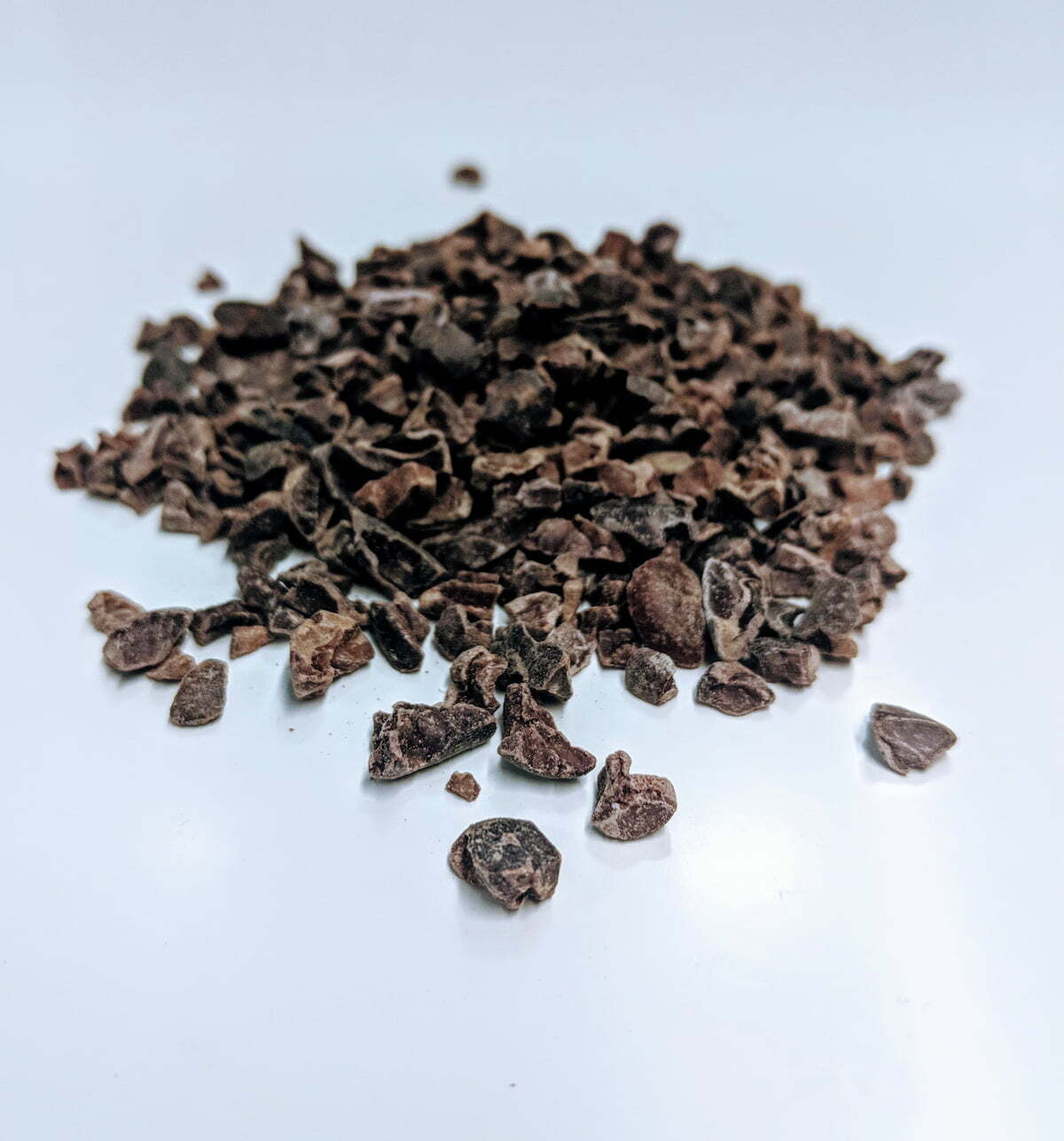 Cacao nibs closeup 
